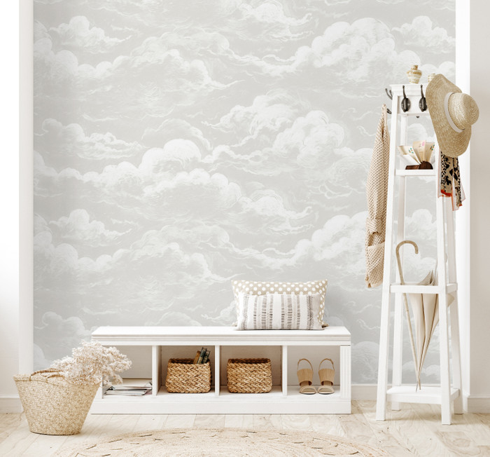 Mural - Cloud Relief Grey (Per Sqm)