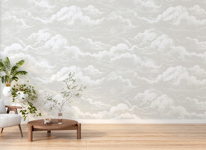 Mural - Cloud Relief Grey (Per Sqm)