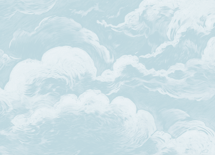 Mural - Cloud Relief Blue (Per Sqm)