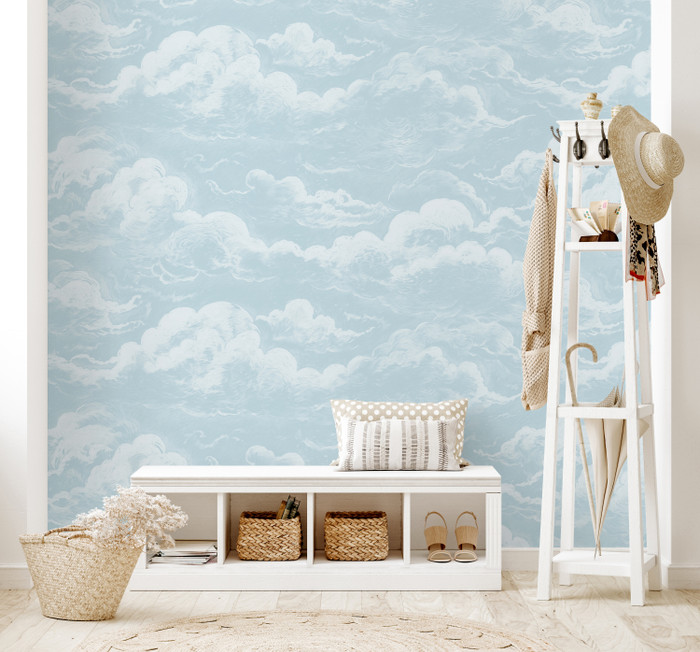 Mural - Cloud Relief Blue (Per Sqm)