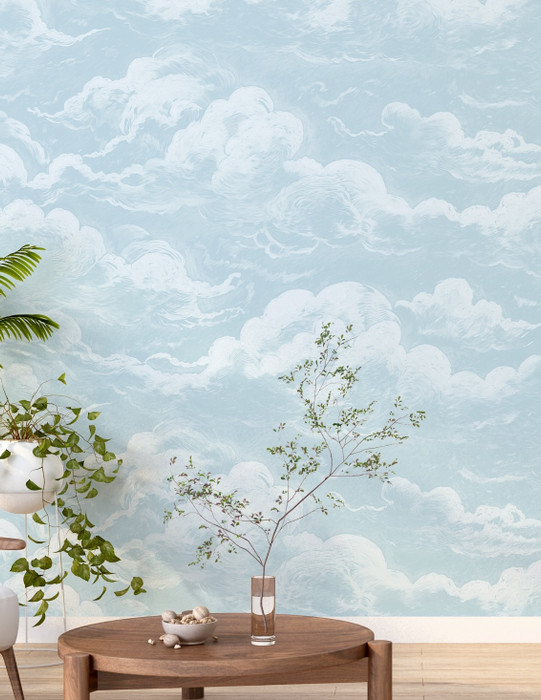 Mural - Cloud Relief Blue (Per Sqm)