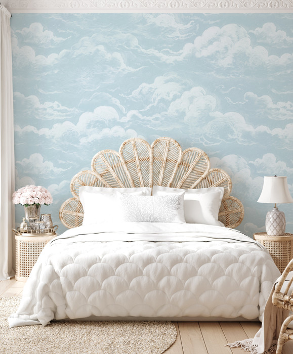 Mural - Cloud Relief Blue (Per Sqm)