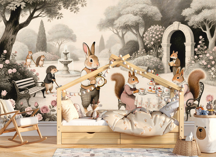 Mural - Sweet Tea Party (Per Sqm)