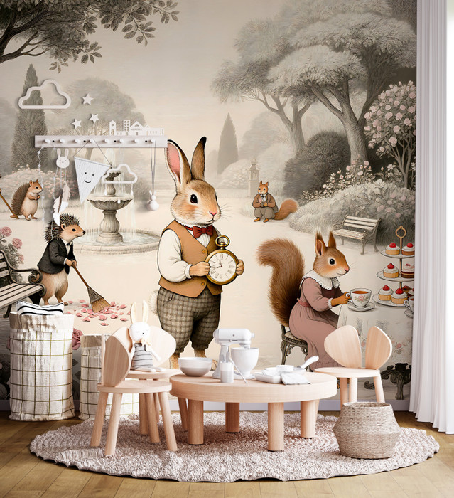 Mural - Sweet Tea Party (Per Sqm)