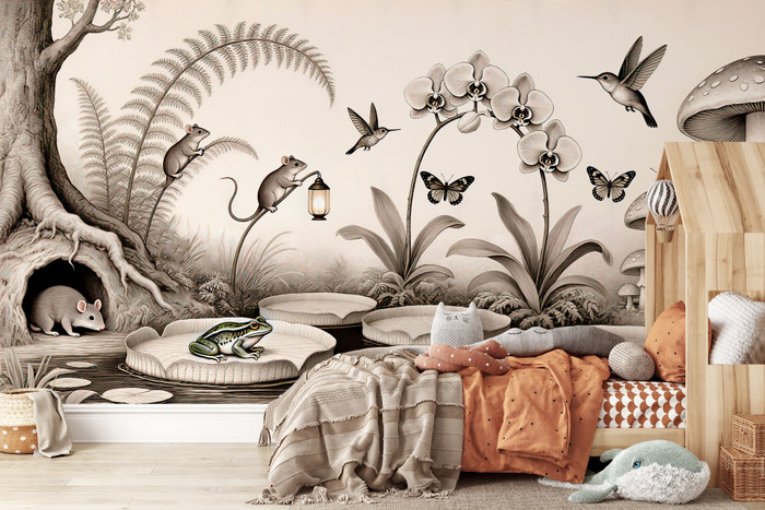 Mural - Pond Life (Per Sqm)