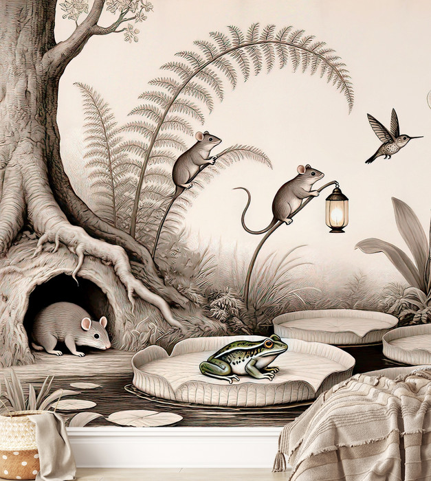 Mural - Pond Life (Per Sqm)