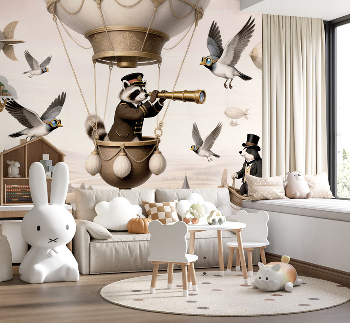 Mural - Skyward Squadron (Per Sqm)