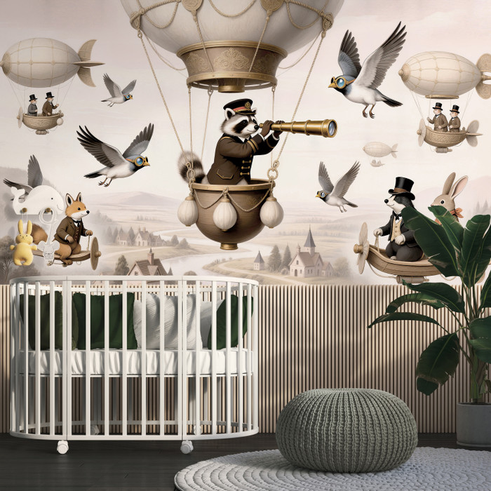 Mural - Skyward Squadron (Per Sqm)