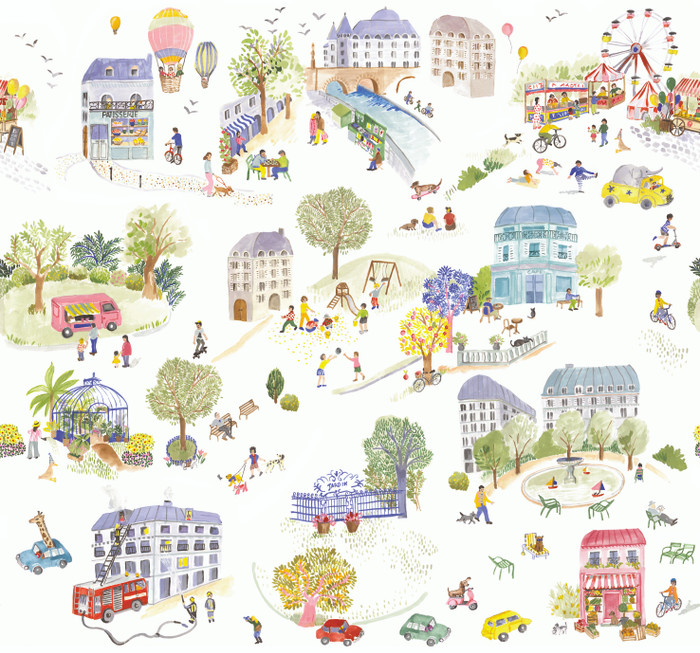 Panel - Dreaming Village (3m x 2.8m)