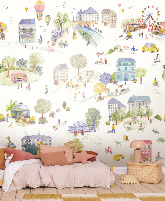 Panel - Dreaming Village (3m x 2.8m)