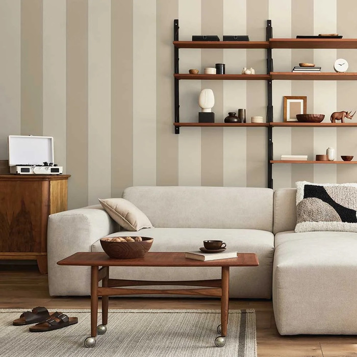 Cordelia Stripe - Beige 