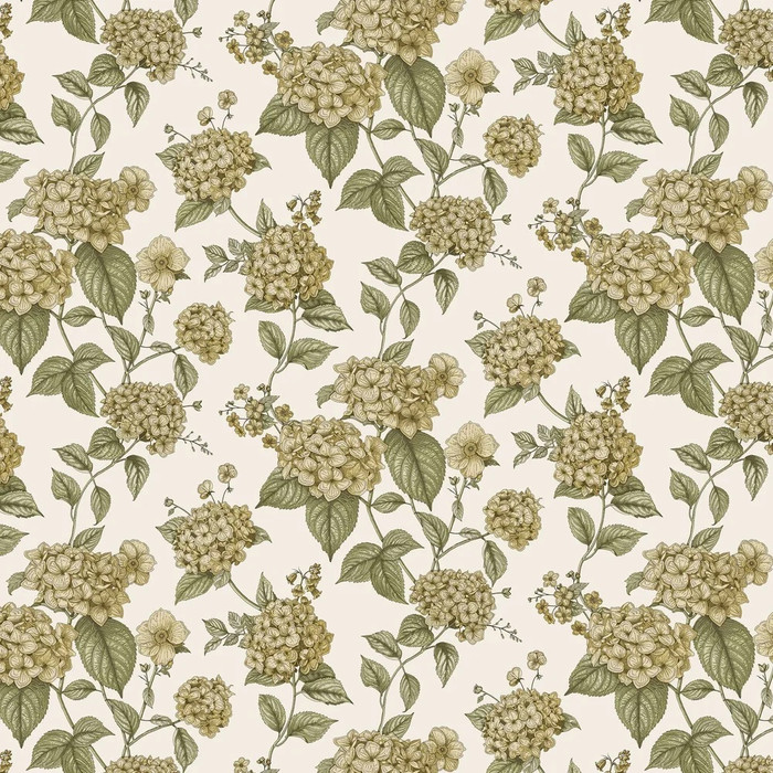 Hortensia - Ochre / Green
