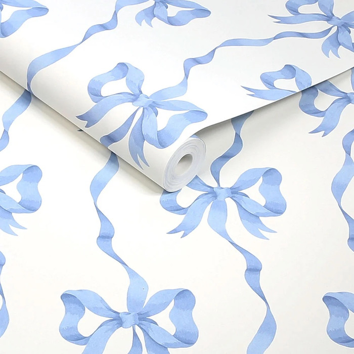 Ribbon Bow - Blue