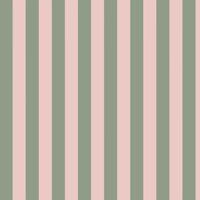 Canopy Stripe - Green / Pink