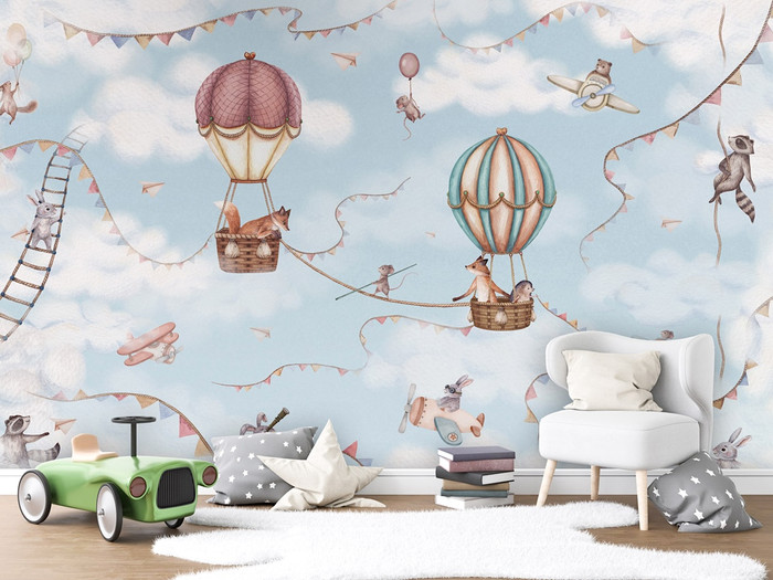 Mural - Animal Aviation (Per Sqm)