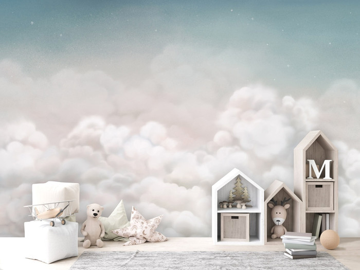 Mural - Calming Clouds (Per Sqm)