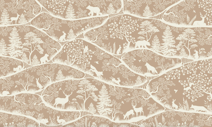 Mural - Nordic Nature Brown (Per Sqm)