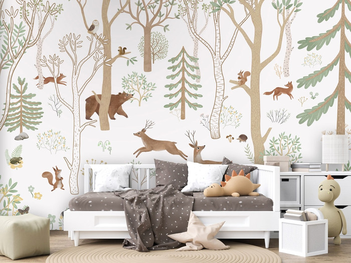 Mural - Frisky Forest Green (Per Sqm)