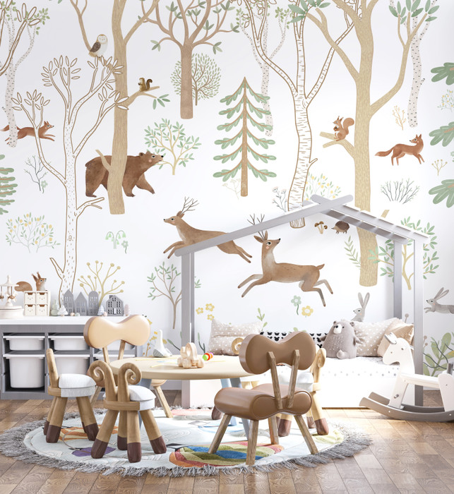 Mural - Frisky Forest Green (Per Sqm)