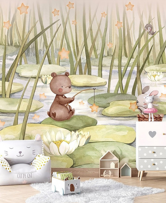 Mural - Starry Pond (Per Sqm)
