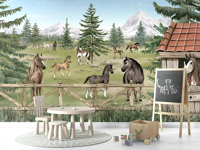 Mural - Horse Haven (Per Sqm)