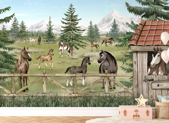 Mural - Horse Haven (Per Sqm)