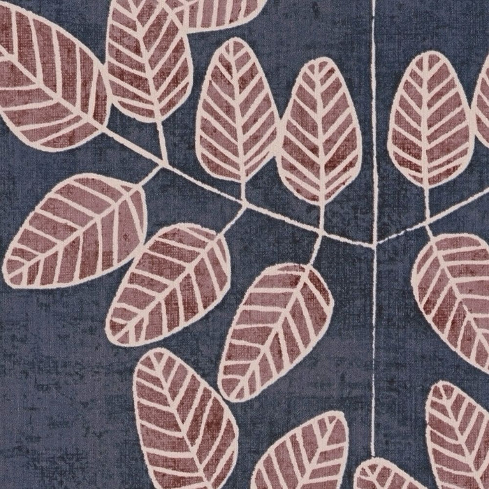 Nordic Leaves - Dark Blue