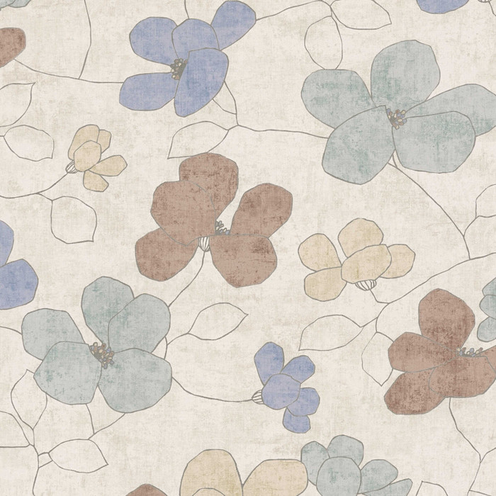Wild Flower - Cream / Brown
