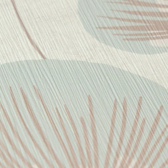 Zephyr Ginkgo - Blue / Cream
