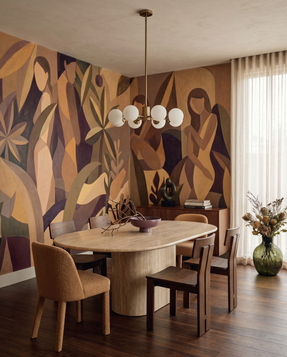 Mural - Amber Muse (Per Sqm)