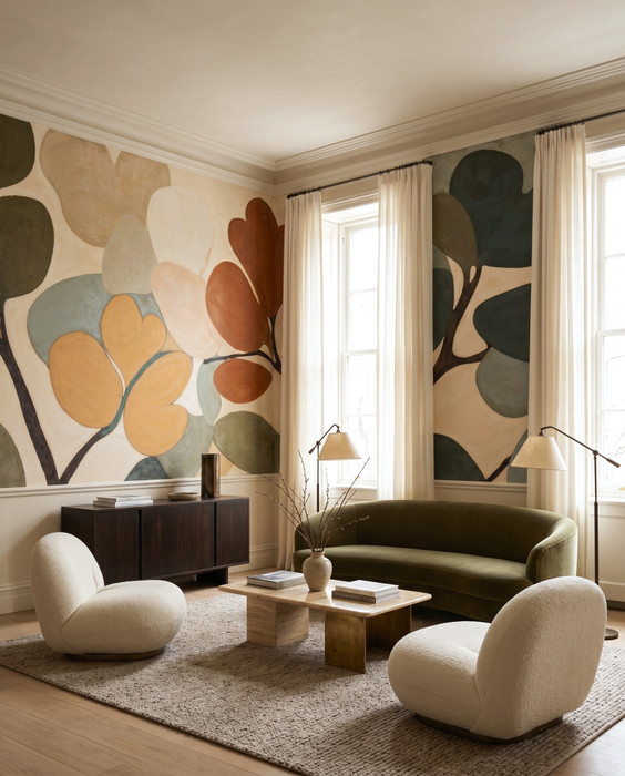 Mural - Emil's Bouquet (Per Sqm)
