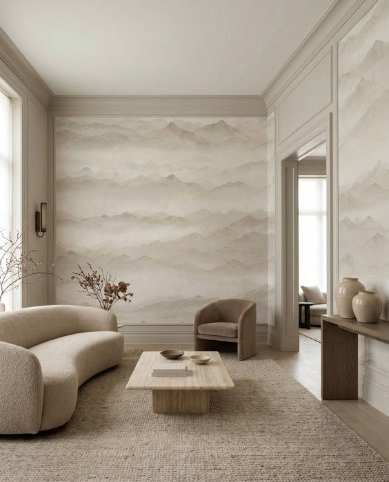 Mural - Roerich Peaks (Per Sqm)