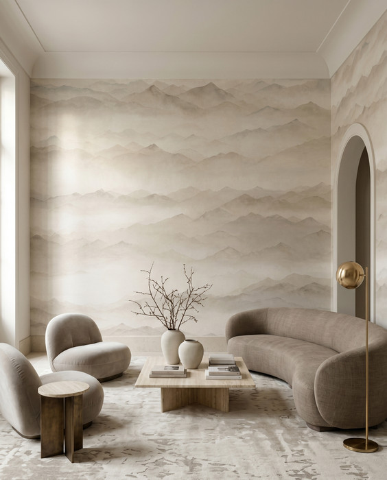 Mural - Roerich Peaks (Per Sqm)