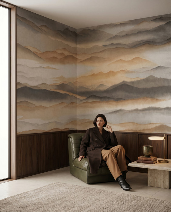 Mural - Roerich Silence (Per Sqm)