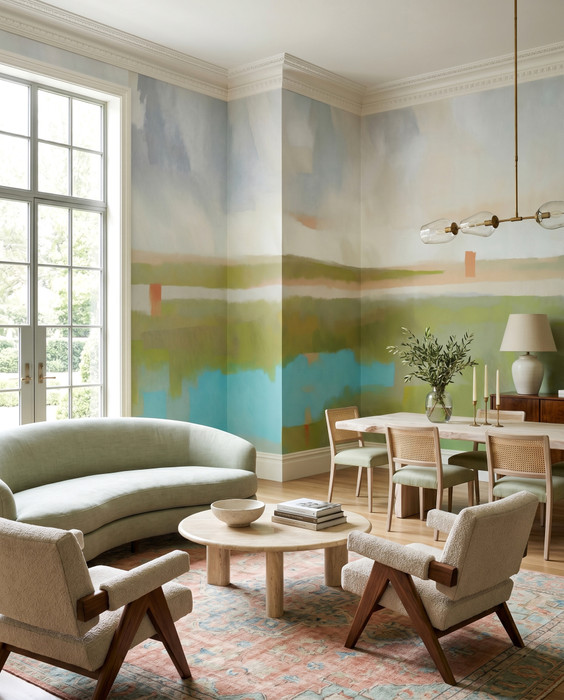 Mural - Velvet Dawn (Per Sqm)