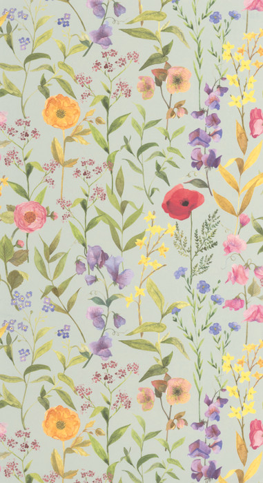 Fleurs Des Champ - Blue / Multi