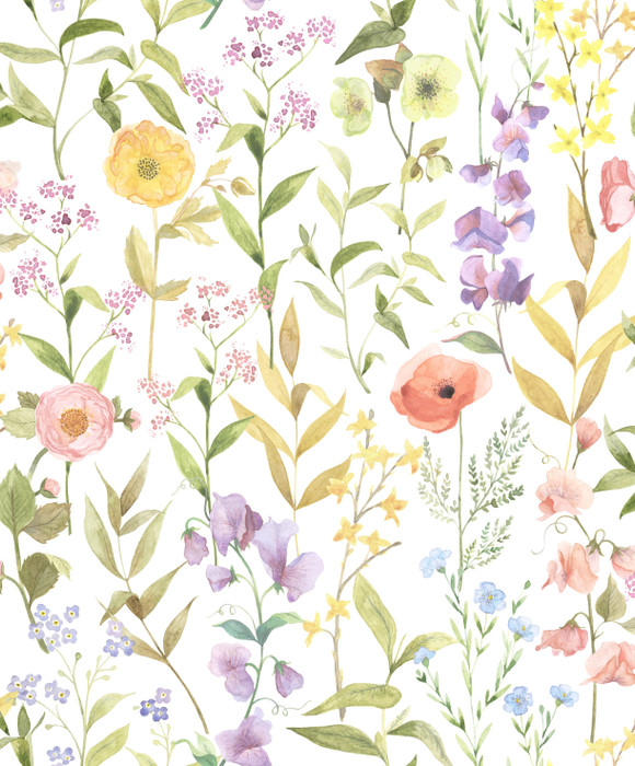 Fleurs Des Champ - Cream / Multi