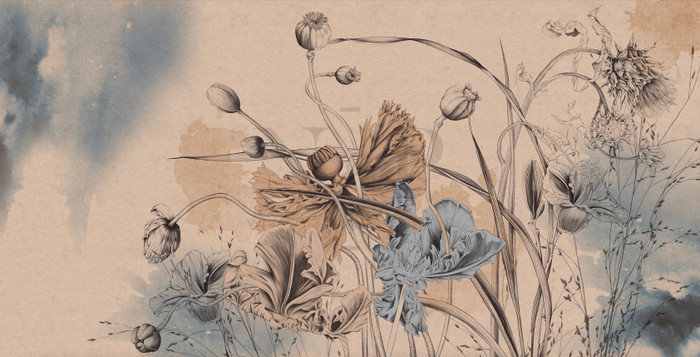 Mural - Flower Symphony (Per Sqm)