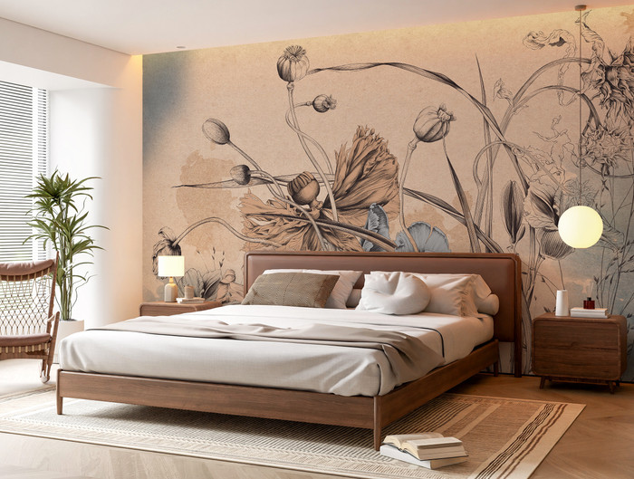Mural - Flower Symphony (Per Sqm)