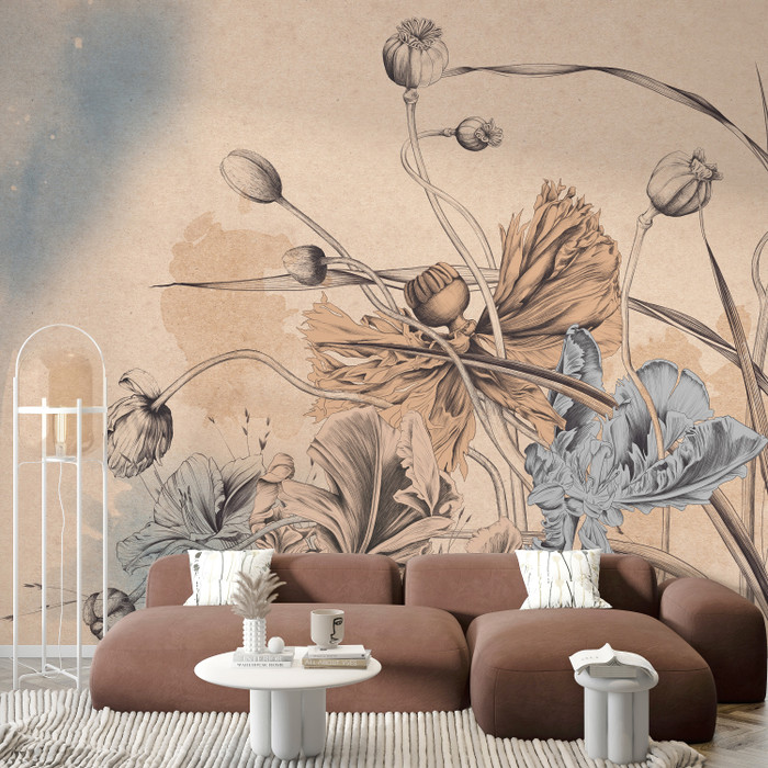 Mural - Flower Symphony (Per Sqm)