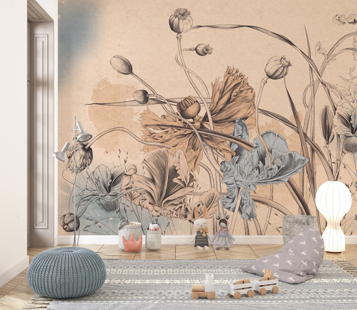 Mural - Flower Symphony (Per Sqm)