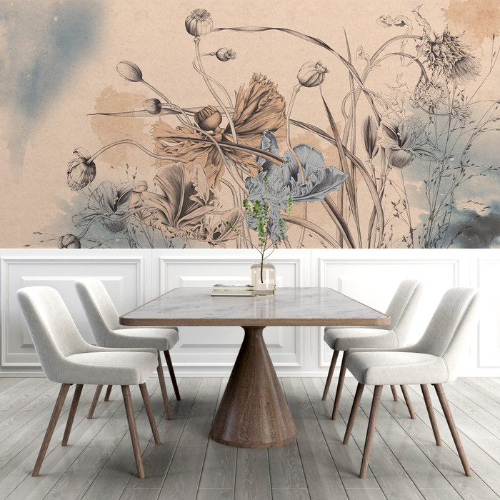Mural - Flower Symphony (Per Sqm)