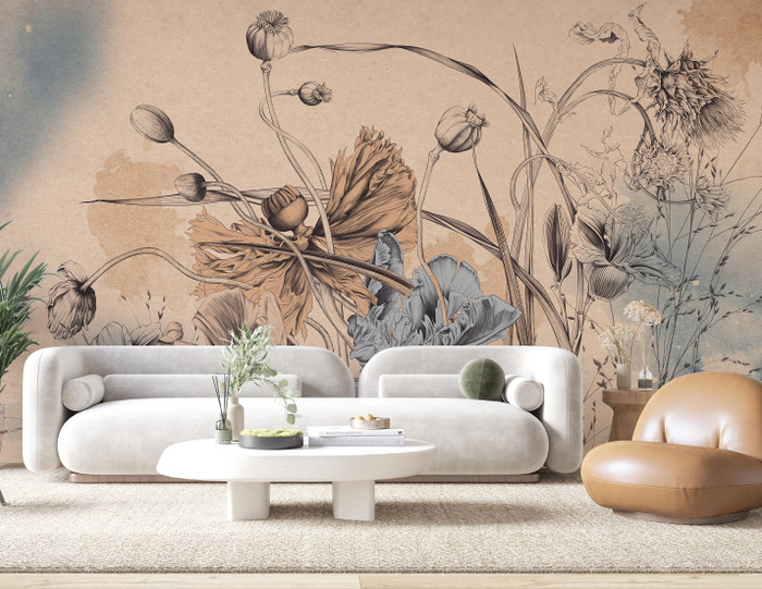 Mural - Flower Symphony (Per Sqm)