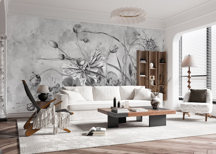 Mural - Flower Symphony 2 (Per Sqm)