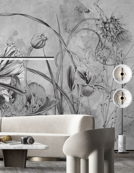 Mural - Flower Symphony 2 (Per Sqm)