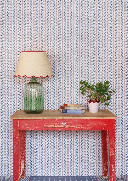 Bluebells - Blue / Raspberry