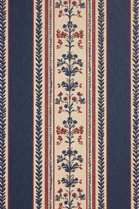 Folk Stripe - Navy Blue