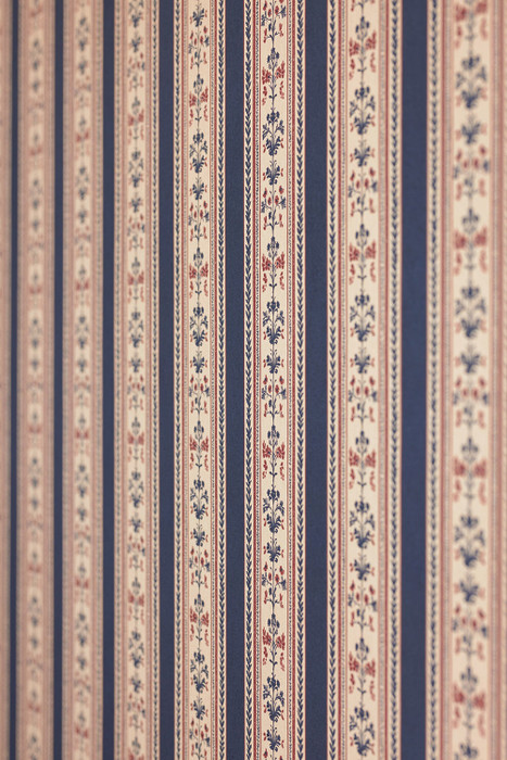Folk Stripe - Navy Blue