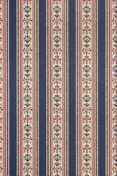 Folk Stripe - Navy Blue