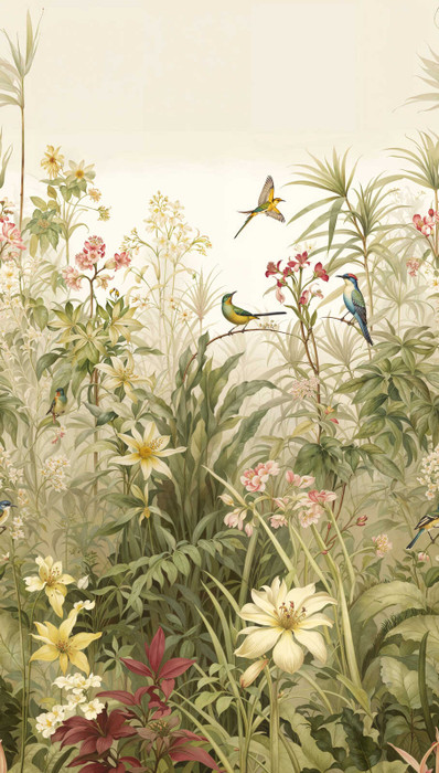 Panel - Birds & Buds